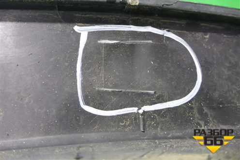 Накладка заднего крыла правого (788604CM0A) для Nissan X-Trail (Т32) с 2014г (Хтраил)