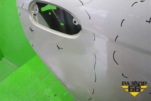 Дверь задняя правая (0K2NC72020) для Kia Spectra с 2001г (Спектра)