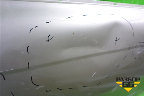 Дверь задняя правая (0K2NC72020) для Kia Spectra с 2001г (Спектра)