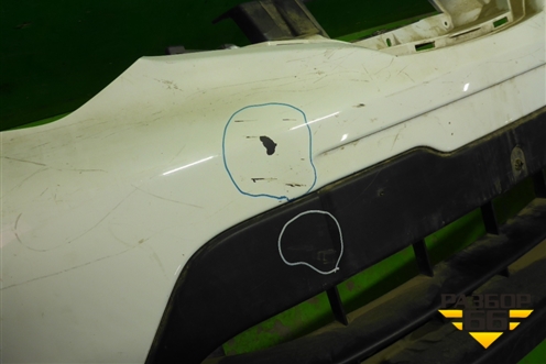 Бампер передний (до 2017г под омыватели) (620224EA0H) для Nissan Qashqai (J11E) с 2013г (Кашкай)