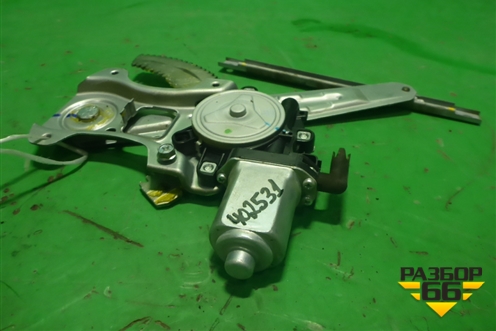 Стеклоподъёмник электрический задний левый для Nissan Tiida (C11X) с 2004-2013г (Тиида)