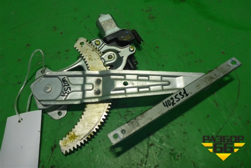 Стеклоподъёмник электрический задний левый для Nissan Tiida (C11X) с 2004-2013г (Тиида)