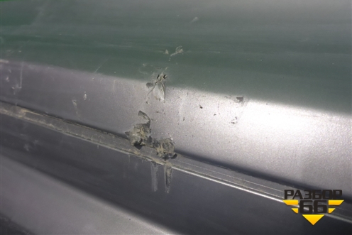 Бампер задний нижняя часть (до 2009г под парктроник) (4L0807521AB) для Audi Q7 c 2005-2015г (Ку 7)