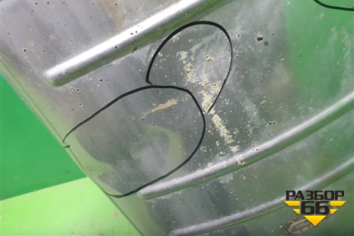 Глушитель задняя часть (4M0253611M) для Audi Q7 c 2015г (Ку 7)