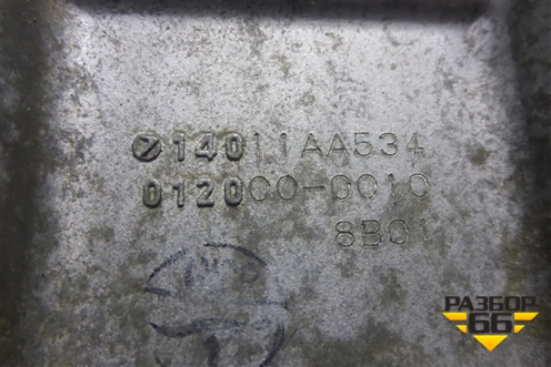 Заслонка воздушная (2.0л EJ20 Turbo) (14011AA534) для Subaru Impreza (GG-GD) с 2000-2007г (Импреза)