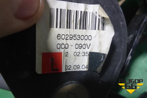 Ремень безопасности задний левый с пиропатроном для Mercedes Benz CLS C219 с 2004-2010г (ЦЛС)