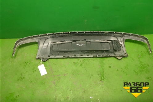 Юбка заднего бампера (4M0807521) для Audi Q7 c 2015г (Ку 7)