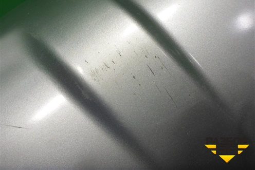 Юбка заднего бампера (4M0807521) для Audi Q7 c 2015г (Ку 7)