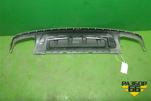 Юбка заднего бампера (4M0807521) для Audi Q7 c 2015г (Ку 7)