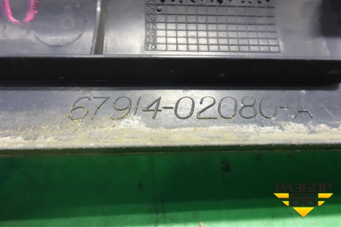 Накладка порога внутренняя переднего левого (6791402080) для Toyota Corolla (E12) с 2001-2007г (Королла 120)