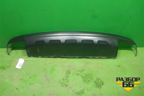 Юбка заднего бампера (4M0807521) для Audi Q7 c 2015г (Ку 7)