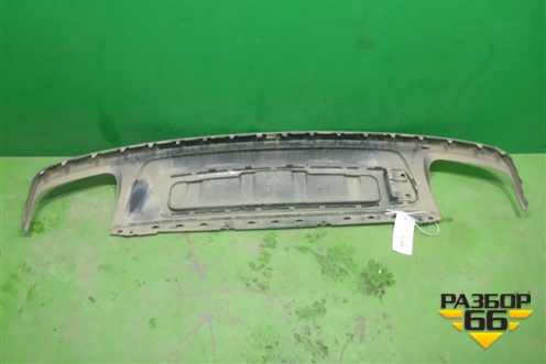 Юбка заднего бампера (4M0807521) для Audi Q7 c 2015г (Ку 7)