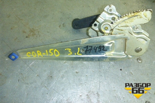 Стеклоподъёмник механический задний левый для Toyota Corolla (E15) с 2006-2013г (Королла 150)