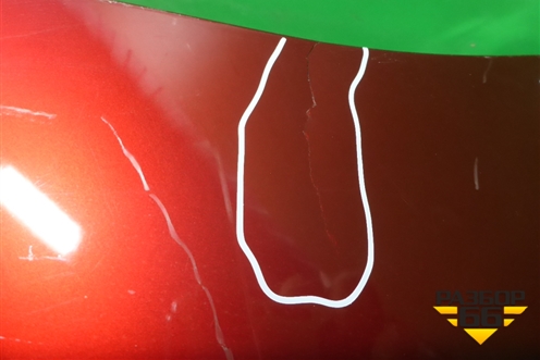 Бампер задний (под парктроник) (KB8A50221) для Mazda CX 5 с 2017г (СХ5)