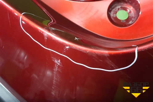 Бампер задний (под парктроник) (KB8A50221) для Mazda CX 5 с 2017г (СХ5)