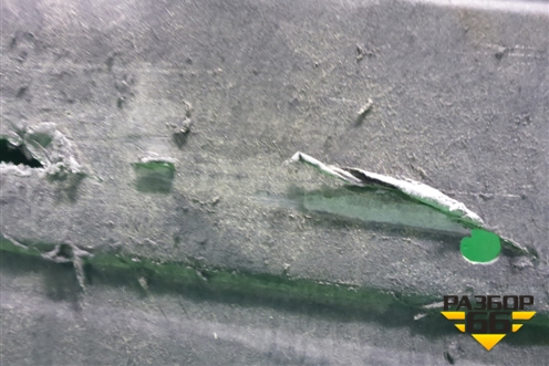 Защита антигравийная левая (передняя) для Kia Quoris с 2012г (Кворис)