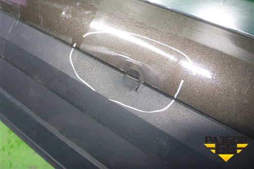 Бампер задний нижняя часть (после 2015г) (7P6807521H) для Volkswagen Touareg с 2010-2018г (Туарег)