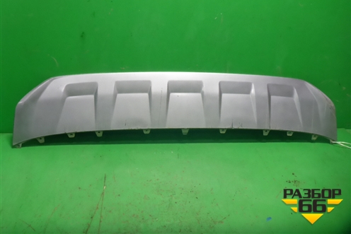 Накладка переднего бампера (4M0807733D) для Audi Q7 c 2015г (Ку 7)