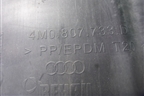 Накладка переднего бампера (4M0807733D) для Audi Q7 c 2015г (Ку 7)