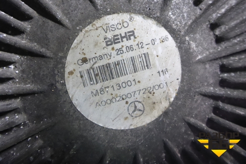 Вискомуфта  (A0002007722) для Mercedes Benz TRUCK Axor 2 с 2004г (Аксор)
