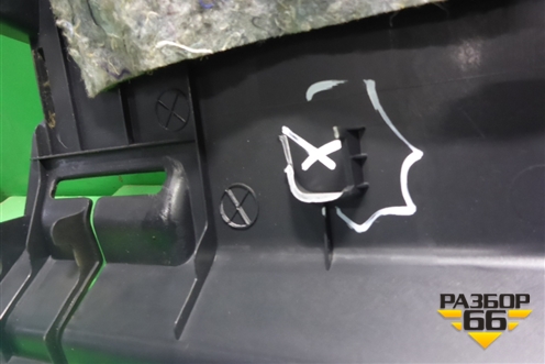 Полка багажника (седан) для Mitsubishi Lancer-X с 2007г (Лансер)