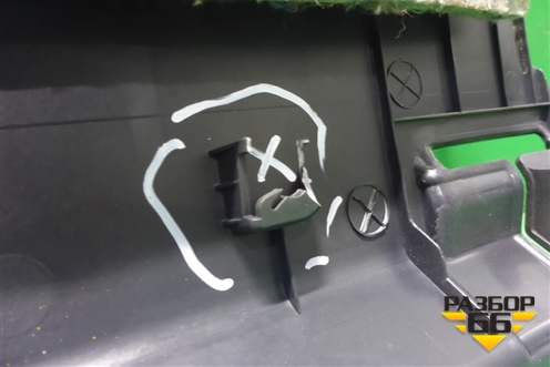 Полка багажника (седан) для Mitsubishi Lancer-X с 2007г (Лансер)