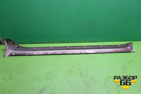 Накладка на порог наружная левая (6512A057) для Mitsubishi Lancer-X с 2007г (Лансер)