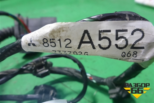 Проводка двери задней левой (электрический стеклоподъёмник) (8512A552) для Mitsubishi Lancer-X с 2007г (Лансер)