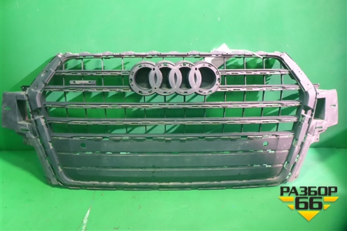 Решетка радиатора (до 2019г под парктроник) (4M0853651F) для Audi Q7 c 2015г (Ку 7)
