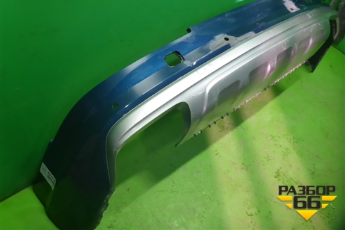 Бампер задний нижняя часть (до 2019г под парктроник) (4M0807527B) для Audi Q7 c 2015г (Ку 7)