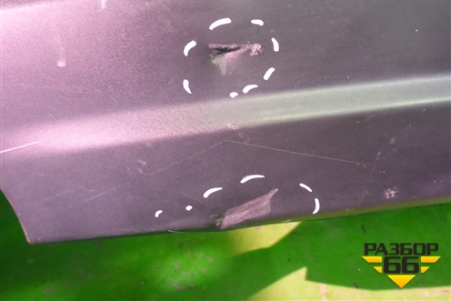 Бампер задний (под парктроник) (KD4750221) для Mazda CX 5 с 2012-2016г (СХ5)