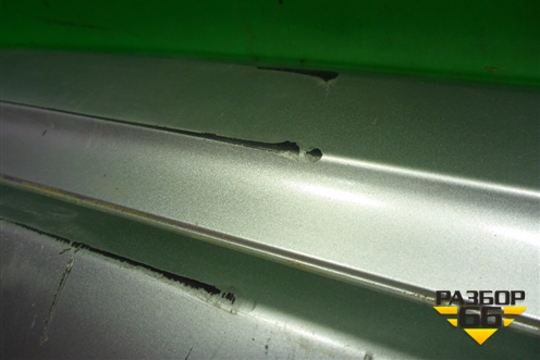 Юбка заднего бампера (4M0807521) для Audi Q7 c 2015г (Ку 7)