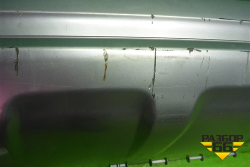 Юбка заднего бампера (4M0807521) для Audi Q7 c 2015г (Ку 7)