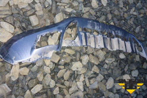 Юбка переднего бампера (после 2009г) для Honda CR-V(RE) с 2006-2012г (ЦРВ СРВ)