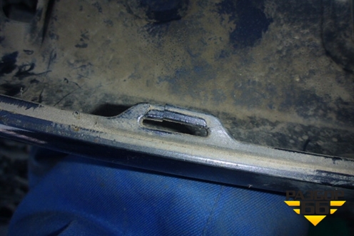 Юбка переднего бампера (после 2009г) для Honda CR-V(RE) с 2006-2012г (ЦРВ СРВ)