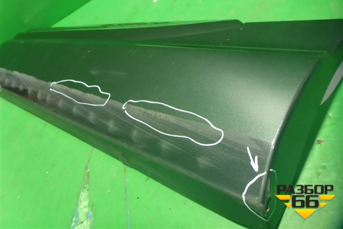 Накладка двери задней левой (S-Line) (4M0853969B) для Audi Q7 c 2015г (Ку 7)