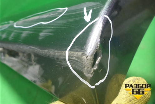 Накладка двери задней левой (S-Line) (4M0853969B) для Audi Q7 c 2015г (Ку 7)