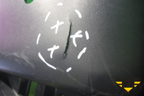 Бампер задний (до 2017г под парктроник) (85022BP70H) для Nissan Qashqai (J11E) с 2013г (Кашкай)