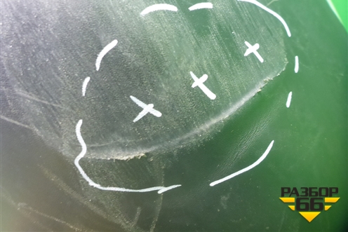 Бампер задний (до 2017г под парктроник) (85022BP70H) для Nissan Qashqai (J11E) с 2013г (Кашкай)