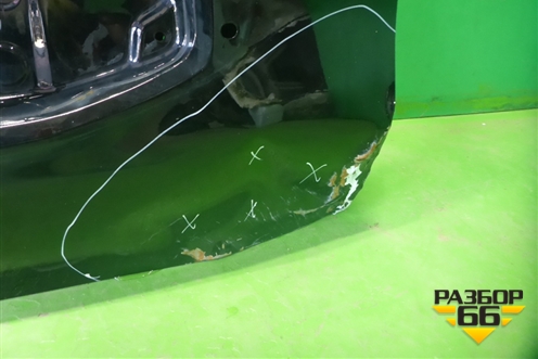 Дверь багажника без стекла (после 2013г до 2017г) (6700560F90) для Toyota Land Cruiser Prado(150) с 2009г (Ленд Крузер Прадо)