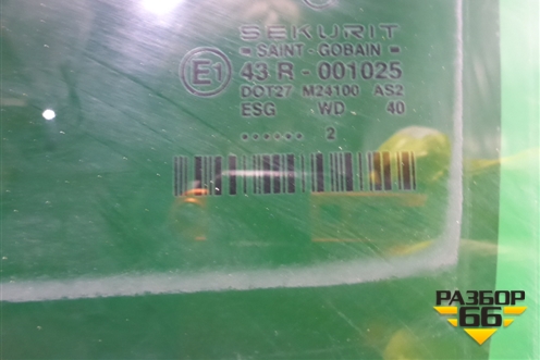 Стекло двери задней левой (седан) для Mercedes Benz E-Klass W211 c 2002-2009г (Е)