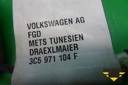 Проводка заднего бампера (подсветка номера) (3C5971104F) для Volkswagen Passat (B6) с 2005-2010г (Пассат Б6)