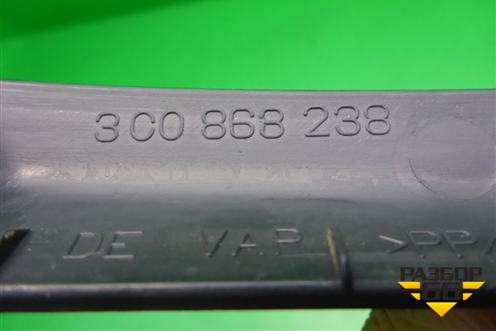 Накладка на торпедо (вертикальная правая) (3C0863238) (3C0868238) для Volkswagen Passat (B6) с 2005-2010г (Пассат Б6)