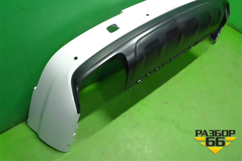 Бампер задний нижняя часть (до 2019г под парктроник) (4M0807527B) для Audi Q7 c 2015г (Ку 7)