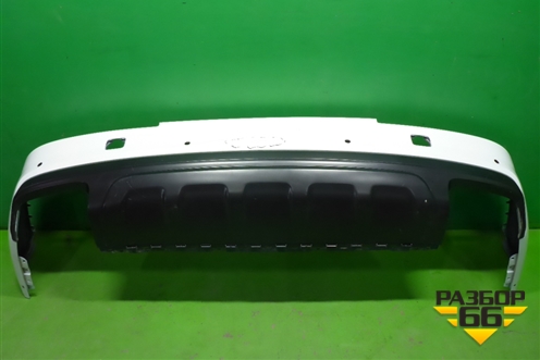 Бампер задний нижняя часть (до 2019г под парктроник) (4M0807527B) для Audi Q7 c 2015г (Ку 7)