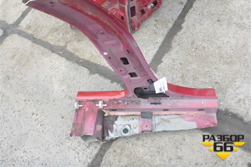 Порог со стойкой левый для Mitsubishi Lancer-X с 2007г (Лансер)