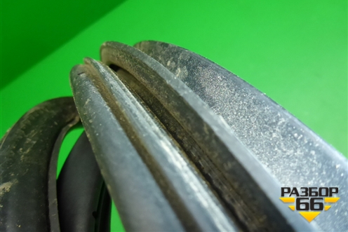 Уплотнитель двери задней левой для Mitsubishi Lancer-X с 2007г (Лансер)