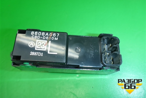 Кнопка стеклоподъёмника (8608A067) для Mitsubishi Lancer-X с 2007г (Лансер)