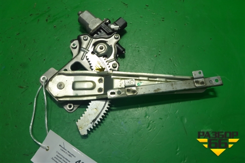 Стеклоподъёмник электрический задний левый для Mitsubishi Lancer-X с 2007г (Лансер)