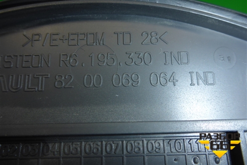 Накладка на торпедо (на дисплей) (8200069064) для Renault Clio с 1998-2002г (Клио)